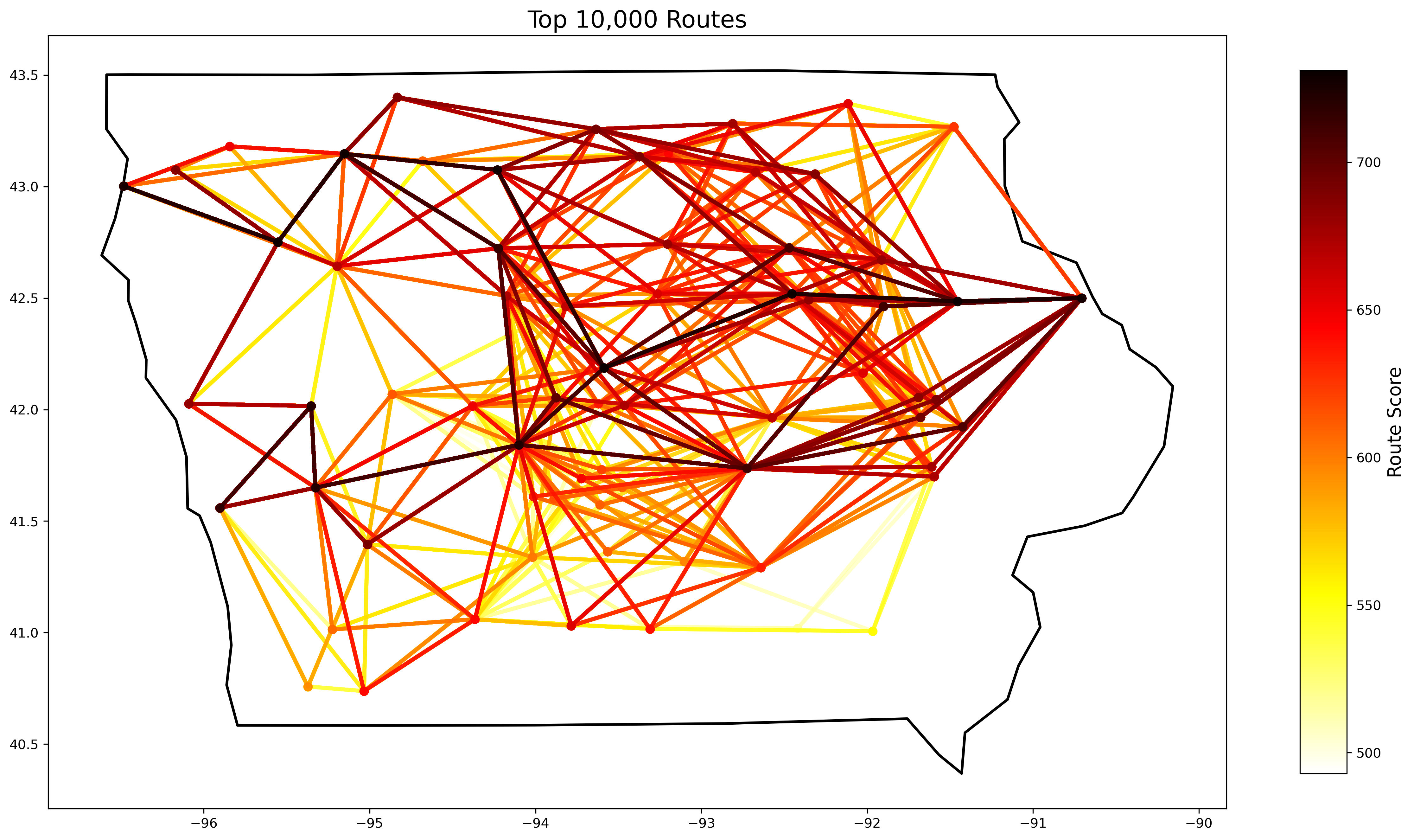 Top 100000 Routes